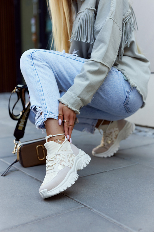 Кросівки Спортивне взуття Beige-Gold Phinell