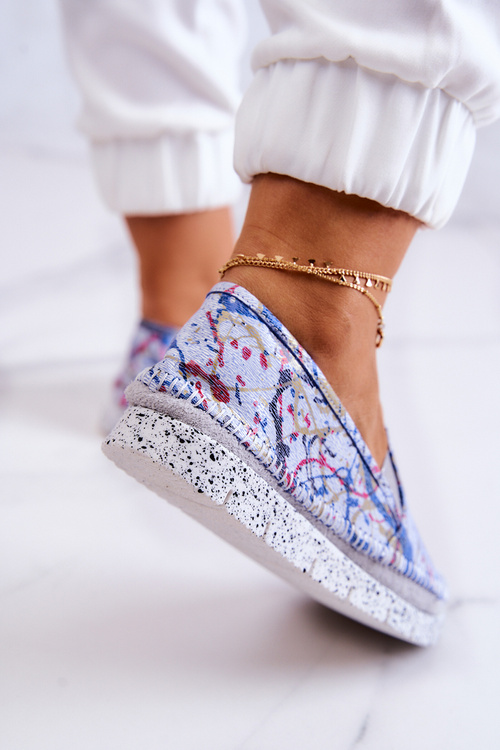 Жіночі шкіряні туфлі Maciejka 03512-39 Сині