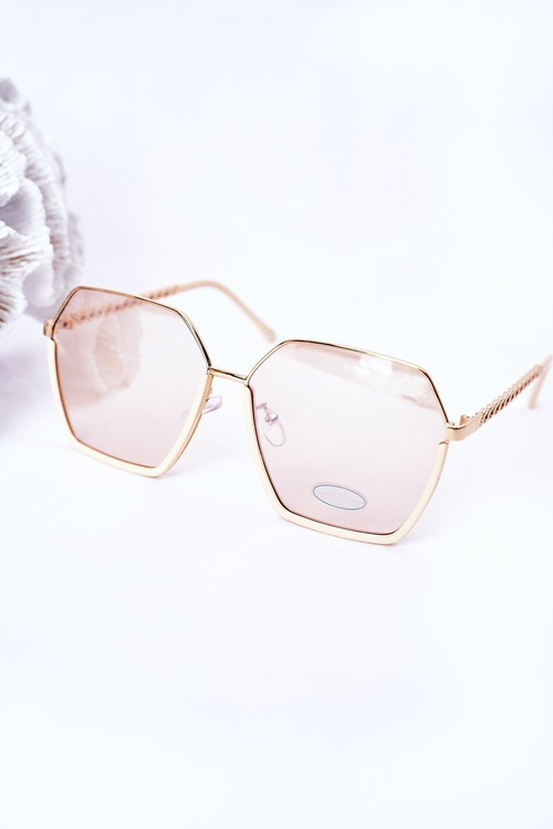 Сонцезахисні окуляри Geometric Beige