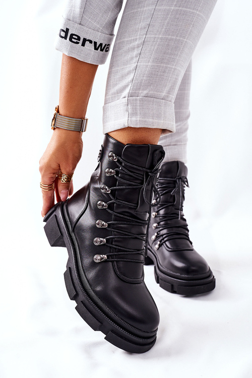 Жіночі утеплені черевики Black Perfect