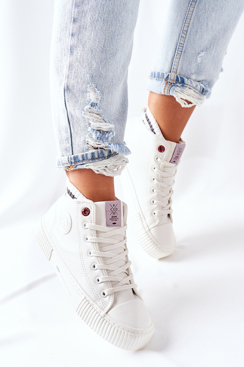 Жіночі кросівки Cross Jeans High White II2R4022