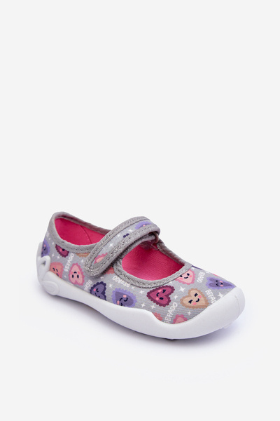 Дитячі балерини Hearts Befado 114X516 сірий