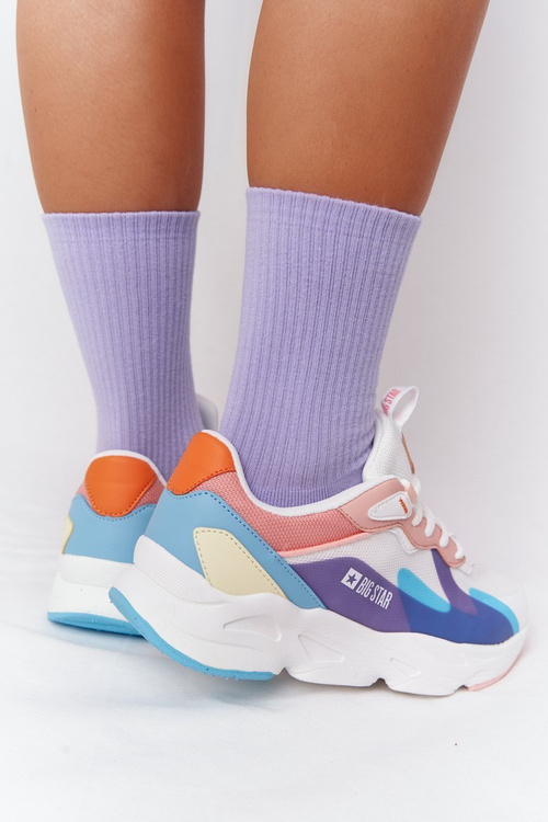 Жіночі кросівки Memory Foam Big Star HH274809 White-Pink