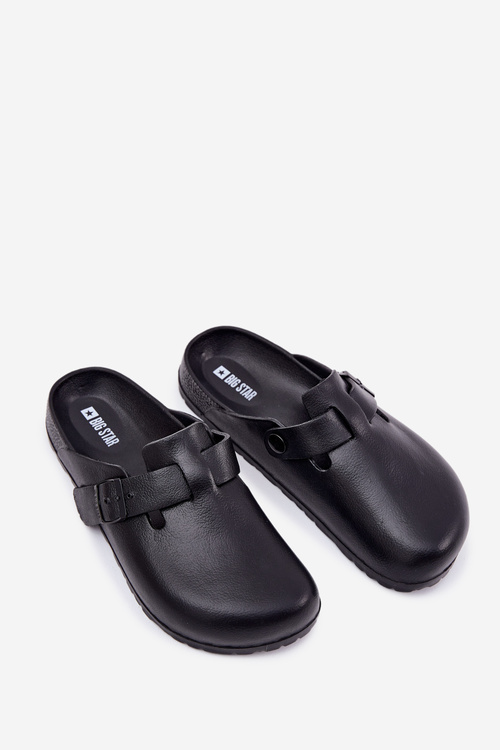 шльопанці чоловічі з застібкою Big Star RR174A022 чорні