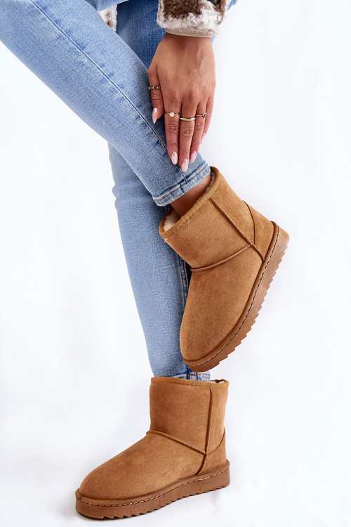 Жіночі теплі зимові черевики Яскраво-коричневі Virgina