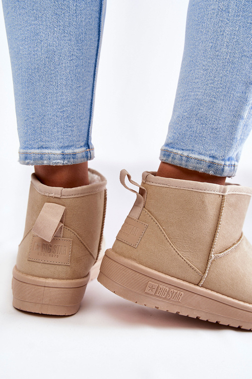 Жіночі теплі зимові черевики Big Star KK274290 Бежеві