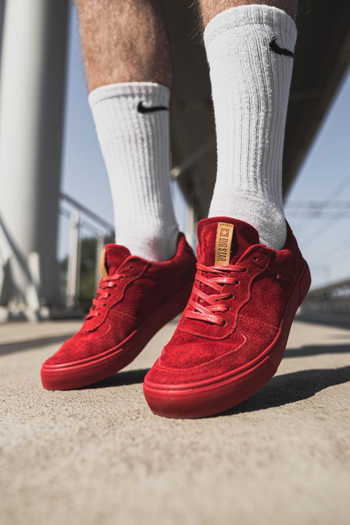 Чоловічі замшеві червоні кросівки Big Star EE174364