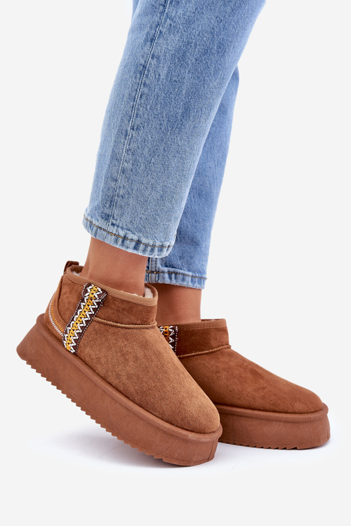 Снігоступи на платформі з візерунком Camel Udra