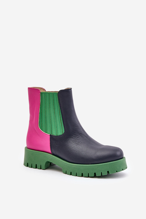 Чоботи жіночі без каблука Lewski 3611 Multicolor