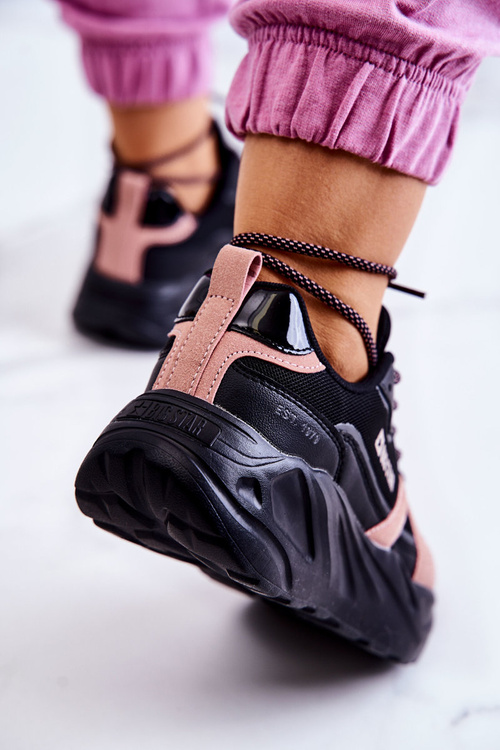 Жіночі кросівки Memory Foam Big Star JJ274599 Black-Pink