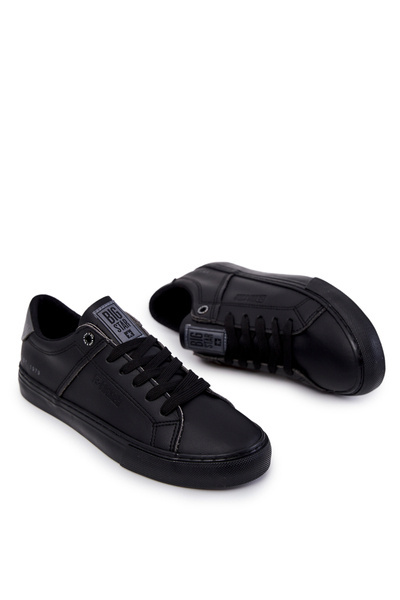 Шкіряні чоловічі кросівки Big Star JJ174108 Чорні