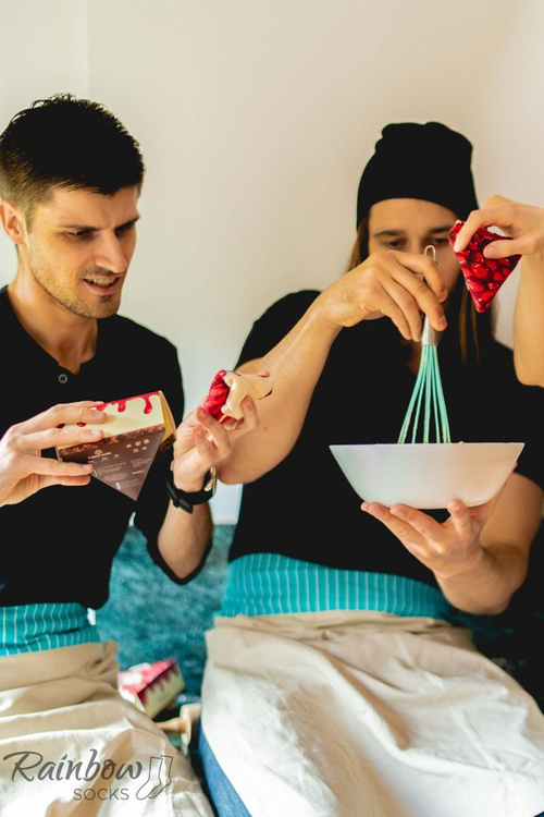 Чізкейк Rainbow Socks New York з вишнею 1 пара