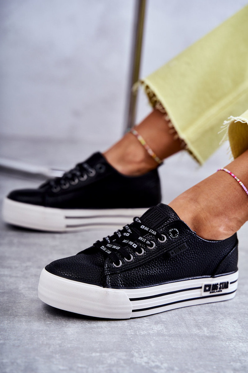 Низькі жіночі кросівки Big Star KK274015 Чорні