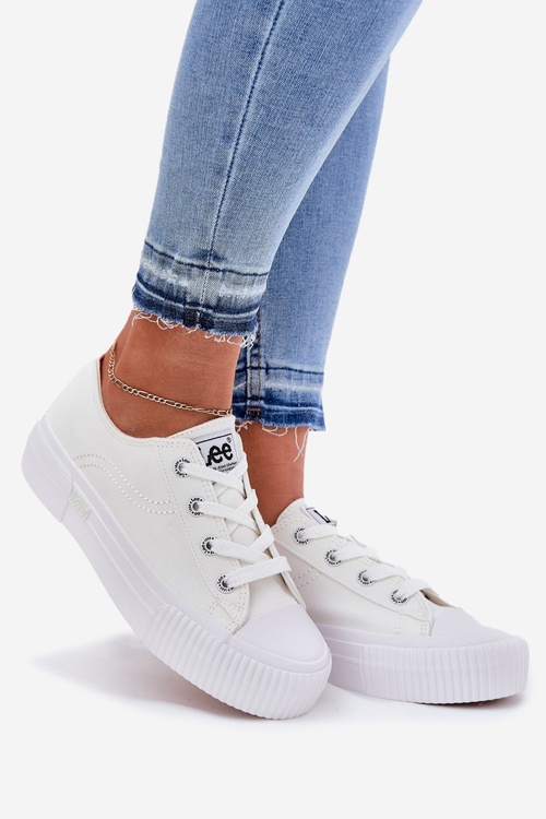 Жіночі Кросівки На Платформі Білі LEE ISLA C WOMEN LOW 50251001