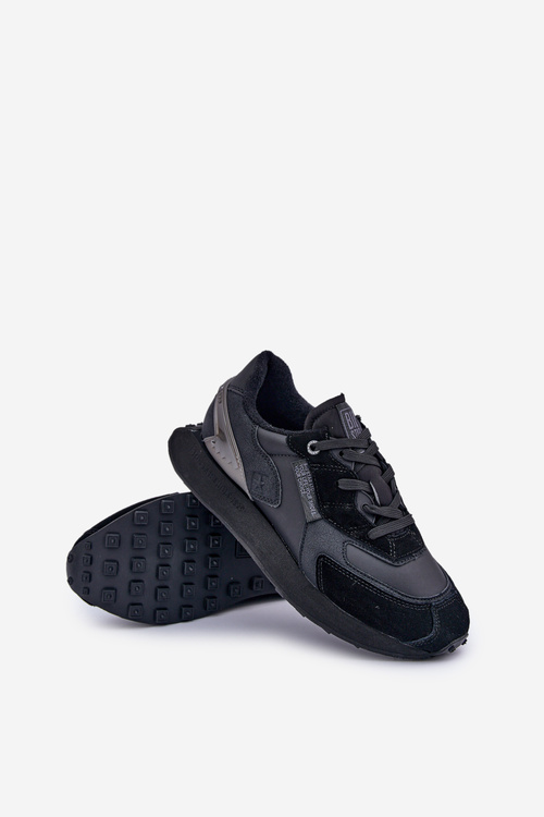 Шкіряні чоловічі кросівки Big Star OO174297 Hi-Poly System Black