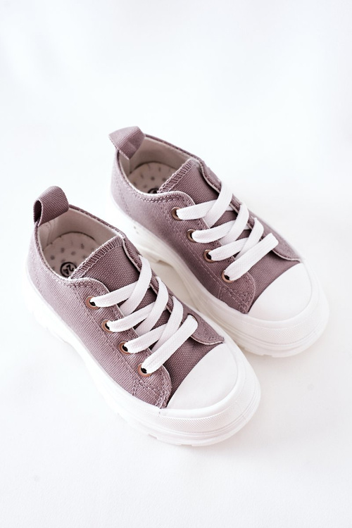 Дитячі кросівки на платформі Сірі Travel Time