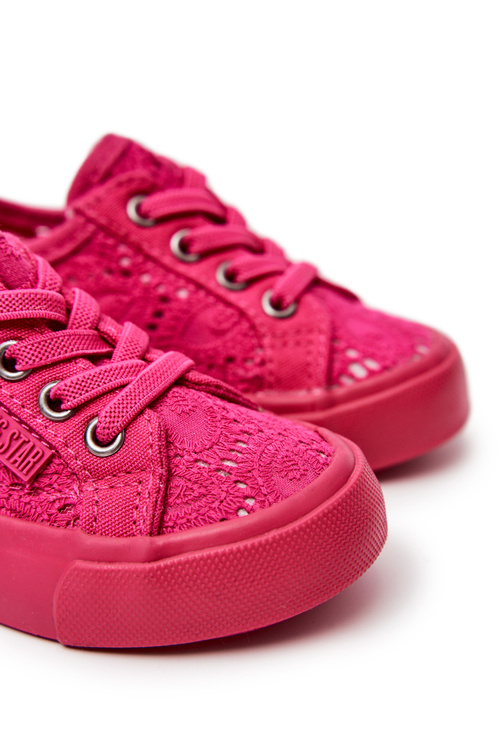 Ажурні кросівки Big Star JJ374131 Рожеві