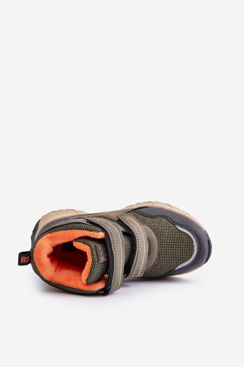 Утеплені зимові черевики дитячі Big Star OO374129 Хакі