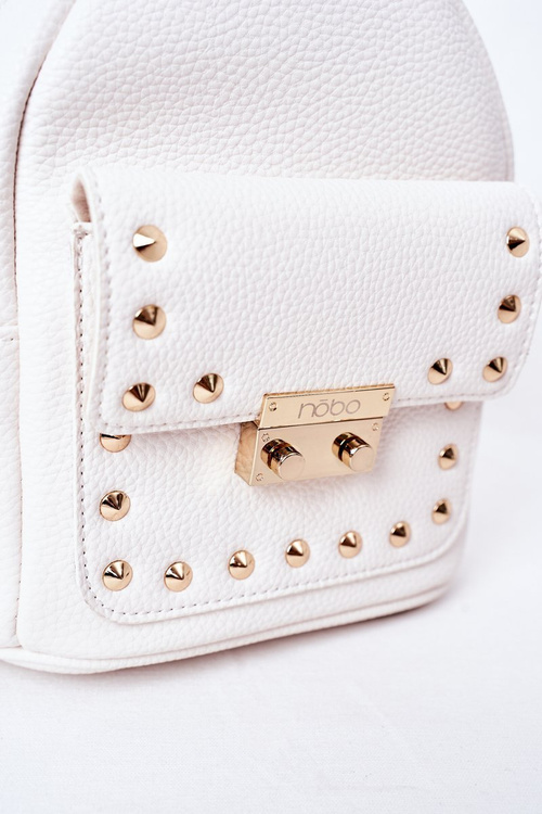 Жіночий шкіряний рюкзак NOBO K4110 Білий