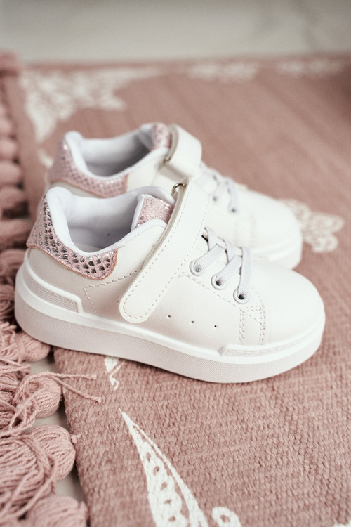 Дитяче спортивне взуття на липучці Біла Ілонка