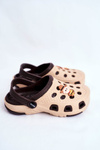 Дитяче взуття Слайдери Crocs Brown Cowboy