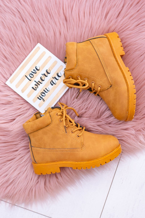 Дитячі утеплені чобітки Trappers Camel Dexter