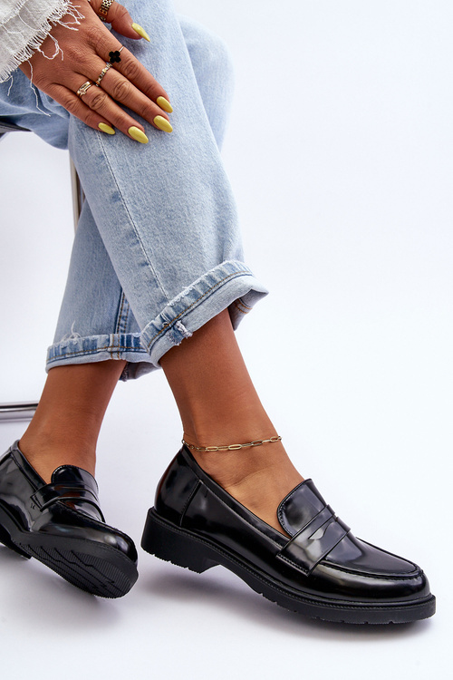 Жіночі класичні мокасини Faradays чорного кольору