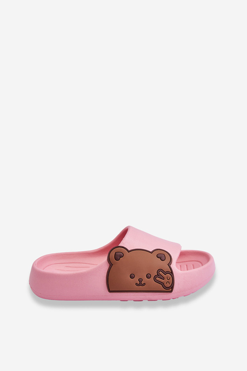 Легкі пінопластові гірки з плюшевим ведмедиком Рожевий Тоді