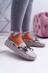 Жіночі мокасини Lu Boo Comfortable Grey Plummy