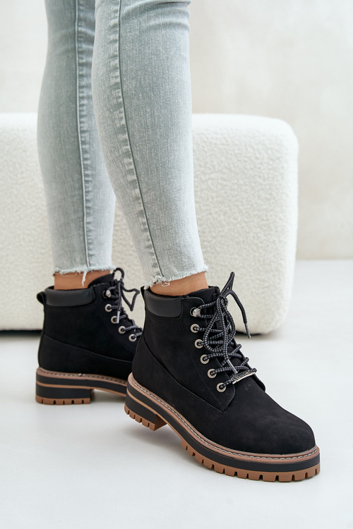 Жіночі утеплені ботильйони Big Star OO274A290 Чорні