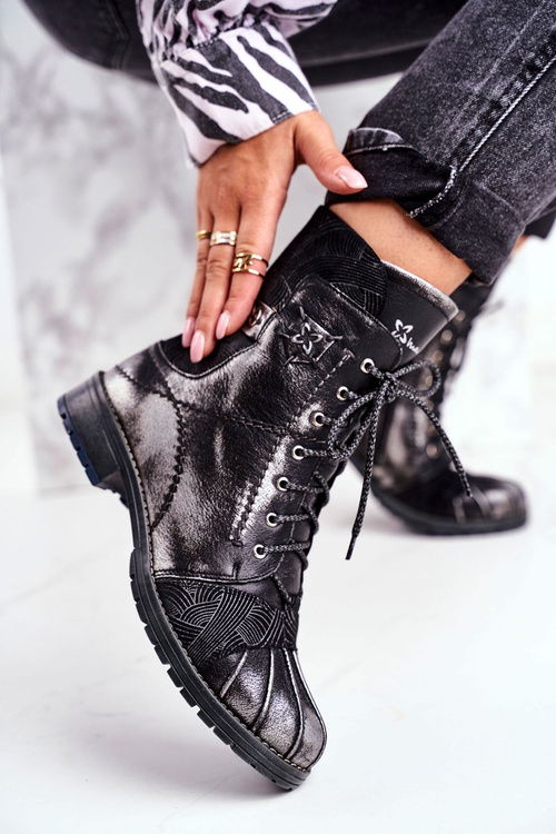 Чоботи жіночі Maciejka Warm Leather Black 03961-01