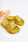 Світлі дитячі тапочки Dinosaurs Yellow Astro