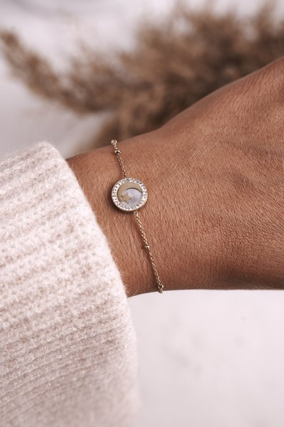 Браслет з Місяцем і Зіркою Золотий Всесвіт