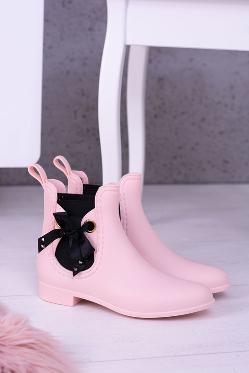 Рожеві матові жіночі тапочки Kalo на шнурівці