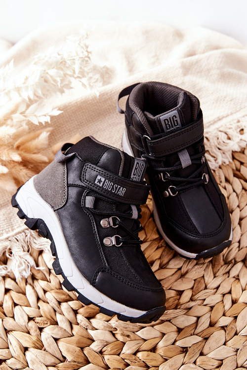 Дитяче трекінгове взуття Big Star II374100 Чорне