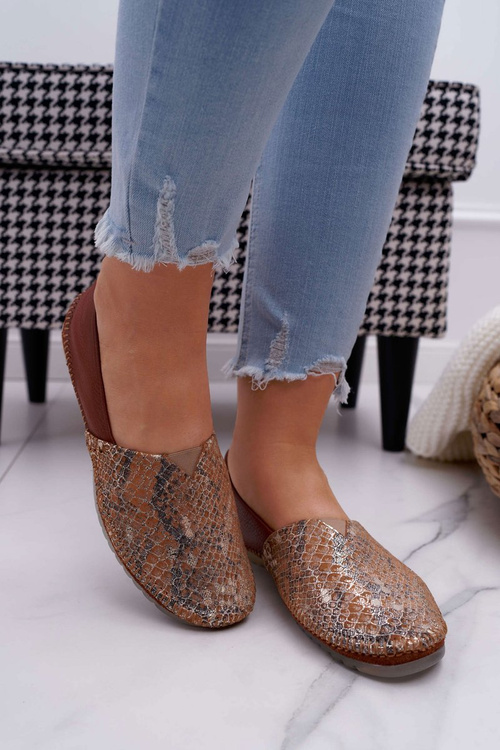 Жіночі балетки коричневі Maciejka 1930A-29/00-6