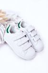 Дитяче спортивне взуття на липучці біло-зелений Fifi