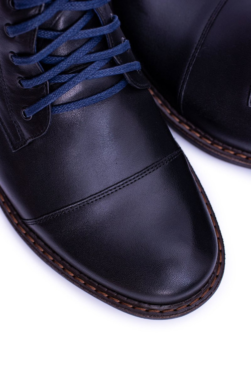 Чоловічі шкіряні черевики Нікополь Чорні форди