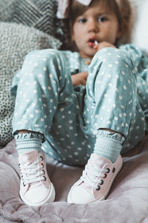 Дитячі класичні низькі кросівки BIG STAR HH374093 Рожеві