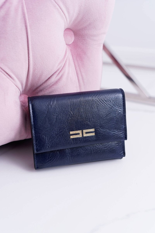 Жіночий гаманець Classic Small Navy Blue на магніті
