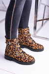 Жіночі черевики високі Trappers Leopard Albere