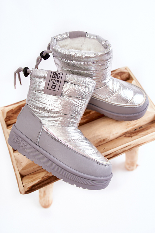 Дитячі снігові черевики Big Star KK374218 Grey-Silver