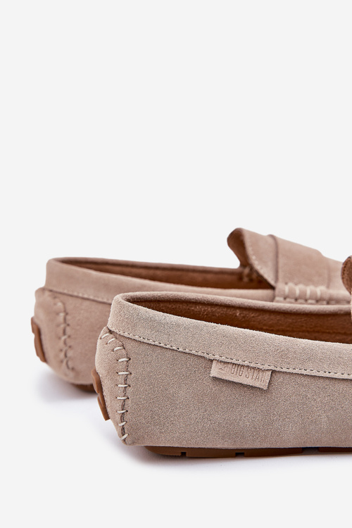 Замшеві Чоловічі Мокасини Big Star RR174050 Бежеві