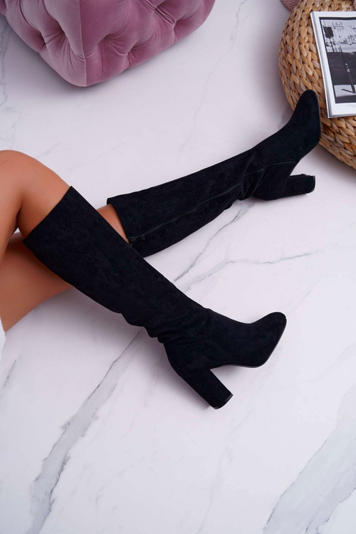 Жіночі чоботи Mercure чорного кольору