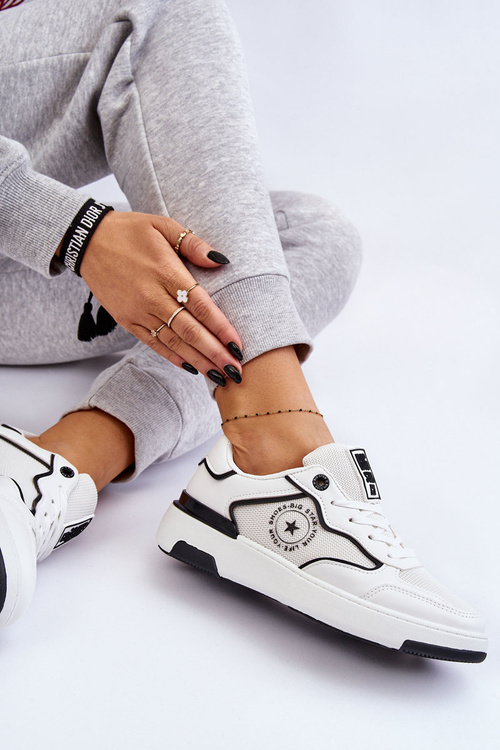 Жіноче спортивне взуття Big Star LL274440 Чорно-біле