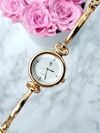 Розкішний жіночий годинник із золотим мегабраслетом
