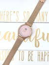 Жіночий годинник Michael John Scepter Pink Dial