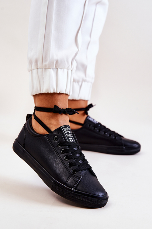 Шкіряні тенісні черевики Big Star JJ274312 Чорні