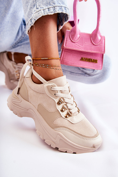 Жіночі замшеві спортивні кросівки Світло-бежеві британські