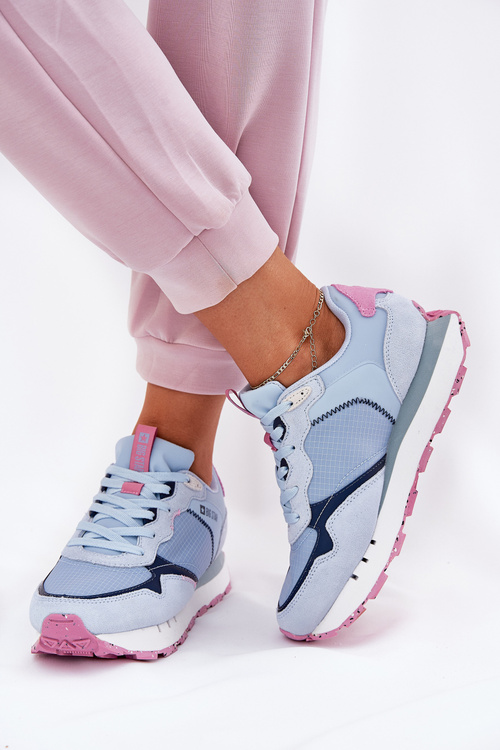 Замшеве Легке Спортивне Взуття Для Жінок Big Star RR274236 HI-POLY SYSTEM Сині